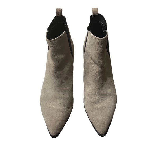 MARC FISHER Suede Western Yale Chelsea Boot in Camel Tan Size 8M - Picture 2 of 8